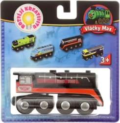 Maxim houten stoomlocomotief Epocha