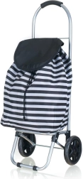 Boodschappenwagen op wieltjes 87 × 35 × 28 cm, gestreept