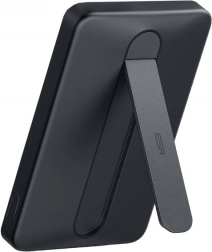 Magnetische powerbank ESR Qi2 MagSlim 5000 mAh met standaard, zwart