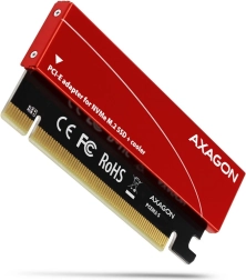 Interne PCIe-adapter voor M.2 NVMe met aluminium koellichaam