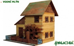 Houten lijmconstructieset Walachia – watermolen 1:32