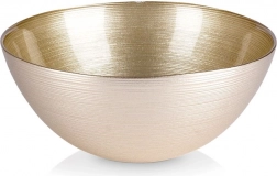 Gouden glazen kom 21 cm, 1,7 l