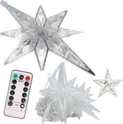 Lichtgordijn met LED sterren