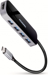 Multipoort USB-C 3.2 Gen 1 Hub AXAGON HMC-6H4A met HDMI en 4 USB-A-poorten