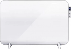 Witte infrarood paneelverwarming met handdoekhouder en Wi‑Fi