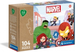 Puzzel CLEMENTONI Play for Future Marvel Avengers 104 stukjes