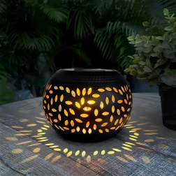 Solarlamp voor decoratie met vlameffect