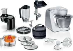 Keukenrobot bosch serie 4 mum5 1000 w wit/zilverkleurig