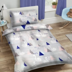 Kinderbeddengoed 90x120cm - zwanen POOLS PRODUCT