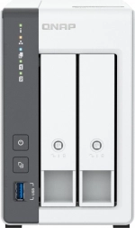 QNAP TS-216G NAS met twee bays 2.5GbE, 4 GB RAM