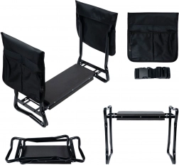 Opvouwbaar tuinkrukje met opberglades