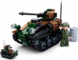 Sluban Model Bricks kleine tank Wiesel 2-in-1 bouwset