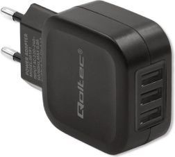 Qoltec-oplader 3xUSB 17W