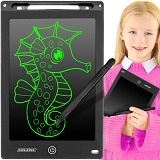 Kruzzel LCD-tablet om op te tekenen, 9,5 inch, zwart
