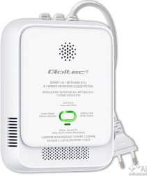 Detector voor gaslek en koolmonoxide met 85 dB alarm en LED
