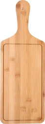 Houten pizzaplank - rechthoekig, groot