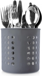 Afdruiprek voor keukengerei, grijs