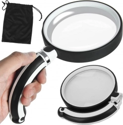 Klassieke opvouwbare loep met handvat 90 mm