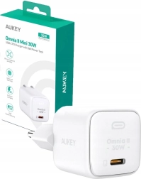 oplader AUKEY OMNIA II Mini USB‑C 30 W PD, wit