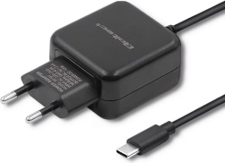 Netlader QOLTEC 5 V, 2,4 A, 12 W, USB-C, zwart