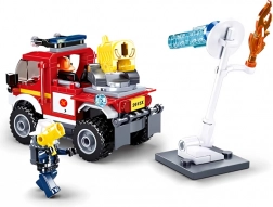 Sluban brandweer terreinwagen met waterkanon