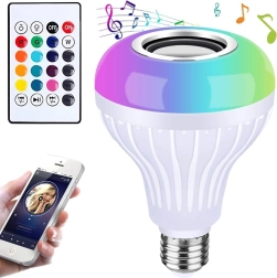 RGB LED-lamp met luidspreker en afstandsbediening