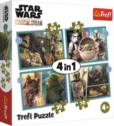 Puzzel 4-in-1 STAR WARS: THE MANDALORIAN