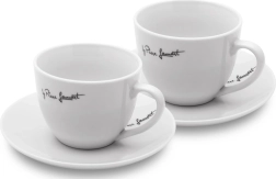 Lamart Kaffe porseleinen koffiekopjes met schotels, 2 stuks, 300 ml