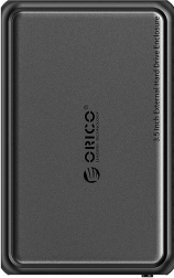 Orico externe behuizing voor HDD/SSD 2.5" en 3.5" met USB 3.0 5 Gbps (zwart)