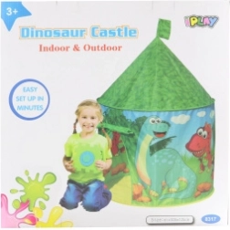 Kinderkasteel tent met dinosaurussen