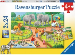 Puzzel Dierentuin 2x24