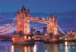 Puzzel 1000 stukjes Hoge kwaliteit, Tower Bridge ’s nachts