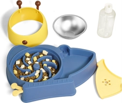 Kom Automatische Waterdispenser voor hond en kat 2-in-1 - blauw