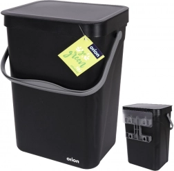 Hangende prullenbak 10 l zwart