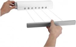 Wandgemonteerde automatische waslijn 14 m