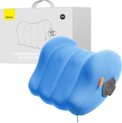 Koelende ergonomische hoofdkussen voor autokopsteun Baseus ComfortRide blauw