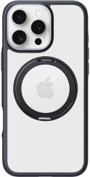 Torras Ostand R Fusion hoesje voor iPhone 16 Pro, zwart