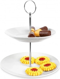 Porseleinen etagère met twee lagen 21 cm