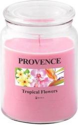 Geurkaars in glas PROVENCE tropische bloemen 95 uur
