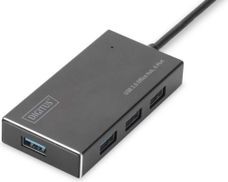 USB 3.0-hub met 4 poorten met voeding – aluminium