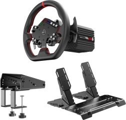 Set van PXN VD6 race stuur met direct drive, WDS R2 stuur en PD HM pedalen