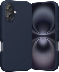 Siliconen hoesje Vention voor iPhone 16 Plus met MagSafe, blauw