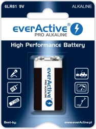 Batterij 9V EverActive PRO Alkaline