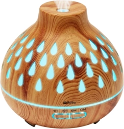 Aroma-diffuser en luchtbevochtiger RUHHY 400 ml met LED-achtergrondverlichting