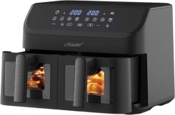 heteluchtfriteuse met dubbele lade 2×4,5 l 2000 W MAESTRO MR-758