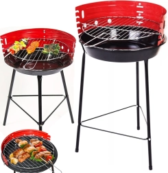 Tuin draagbare kampeerbarbecue op houtskool