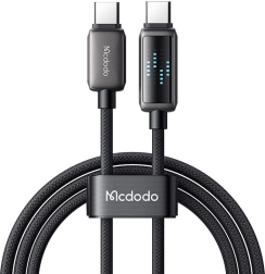 USB‑C‑kabel Mcdodo met LED‑display, 100W, 1,2 m