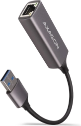 AXAGON USB-A 3.2 Gigabit Ethernet-adapter in metalen uitvoering, titaan-grijs