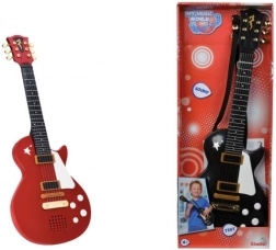 Kinder rockgitaar met metalen snaren