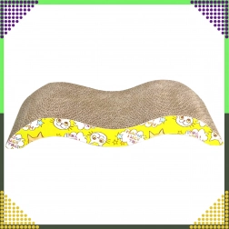 Golfkartonnen krabplank en lounge voor katten